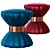 Luxurious Colette Pouf: Elegant and Comfortable 3D model small image 2