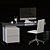 Efficient Workstation Set 3D model small image 1