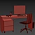 Efficient Workstation Set 3D model small image 2