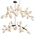 Bubble Cascade Suspension Chandelier 3D model small image 1