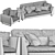 Jasper Corner Sofa 3D model small image 2