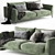 Contemporary BoConcept Fargo Sofa 3D model small image 2