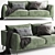 Contemporary BoConcept Fargo Sofa 3D model small image 3