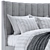 Elegant Hayworth Bed for Ultimate Luxury 3D model small image 4