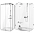 Ravak and Radaway Shower Cabin Set 3D model small image 2