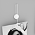 Sleek Chrome Photo Holders 3D model small image 2