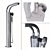 Philo 7003 Floor Mounted Mixer 3D model small image 1