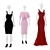 Versatile Collection of Women's Dresses 3D model small image 2