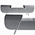 Sleek Modern TV Decor 3D model small image 4