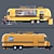 Vintage Airstream Food Truck 3D model small image 2