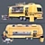Vintage Airstream Food Truck 3D model small image 3