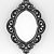 Vintage Vanity Mirror 3D model small image 4