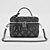 Luxury Louis Vuitton Vanity PM Sleek Black Mode 3D model small image 4