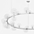 Skandi Iona Pendant Light Set: Circle & Horizontal Designs 3D model small image 5