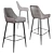 Elegant Metal and Fabric Bar Stool 3D model small image 2