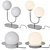 Sleek Chrome Table Lamp - SIMRISHAMN 3D model small image 1