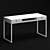 Modern Office Desk: 1400mm Length 3D model small image 3