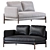 JULES 2-Seater (Right or Left Arm) 3D model small image 1