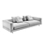 Luxurious Minotti Alexander Low Sofa (274cm) 3D model small image 4