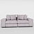 Modern Comfort: Vista Grande Sofa 3D model small image 2