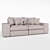 Modern Comfort: Vista Grande Sofa 3D model small image 4