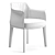 Poltrona Frau Archibald Dining Chair 3D model small image 3