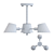 Lampatron MANO 3: Stylish Metal Pendant 3D model small image 3