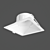 Mantra Comfort GU10 Downlight - Stylish Aluminum Design 3D model small image 3