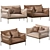 Kaba Outdoor Armchair 3D model small image 1