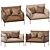 Kaba Outdoor Armchair 3D model small image 2