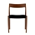 Scandinavian Moller Model 77 Chair 3D model small image 3