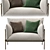 Kaba Outdoor Armchair: Sleek and Modern 3D model small image 3