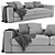 Sleek BoConcept Cenova Sofa 3D model small image 1