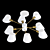 Elegant Metal Shade Chandelier 3D model small image 2
