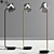 Sleek Nordic Balancer Floor Lamp 3D model small image 1