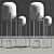 Modern Steel Pulpo Floor Lamp Set 3D model small image 2