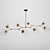 Vintage Industrial Chandelier 3D model small image 6