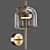 LED Direct Light Blown Glass Wall Lamp 3D model small image 1