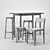 Happy Bar Stool Set - A2 Design 3D model small image 2