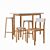 Happy Bar Stool Set - A2 Design 3D model small image 6