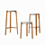 Happy Bar Stool Set - A2 Design 3D model small image 9