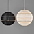 Montauk Rattan Pendant - Stylish and Versatile Lighting 3D model small image 13