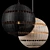 Montauk Rattan Pendant - Stylish and Versatile Lighting 3D model small image 17