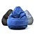 Comfy Seat: Stylish Bag Chair 3D model small image 1