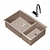 BLANCO SUBLINE 430/270 U: Stunning Composite Sink 3D model small image 1