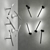 Modern Wall Lighting Collection: Colibri and MOSCA 3D model small image 3