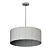 Modern Round Textile Chandelier 3D model small image 2