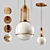 Gold Pendant Lamp LOT 3D model small image 1