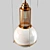Gold Pendant Lamp LOT 3D model small image 2