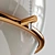 Gold Pendant Lamp LOT 3D model small image 4